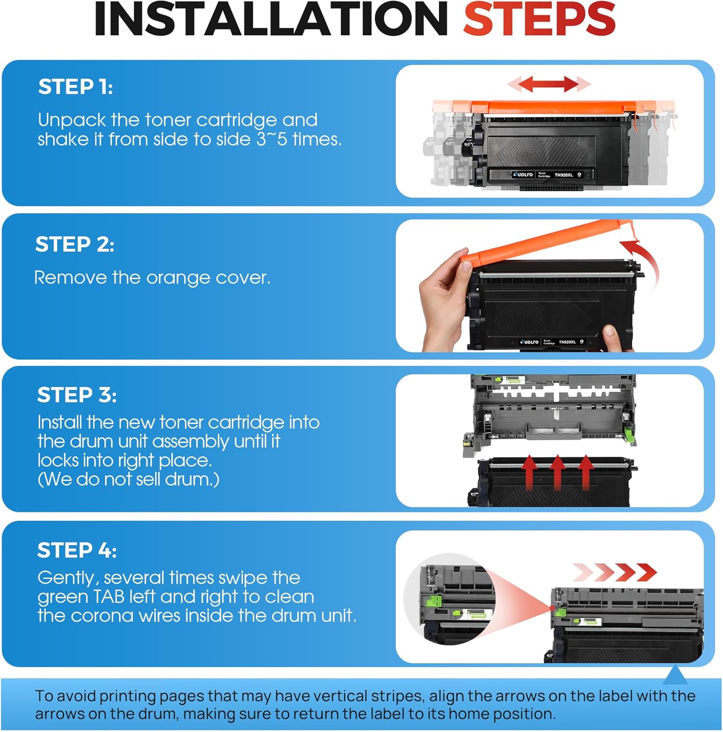 TN920XL Toner Cartridge Compatible for Brother TN920 TN920XXL TN920UXXL High-Yield Black Toner Replacement for HL-L6210DW HL-L6210DWT HL-L5210DW HL-L5210DN MFC-L5710DW Printer (2-Pack, with Chip)